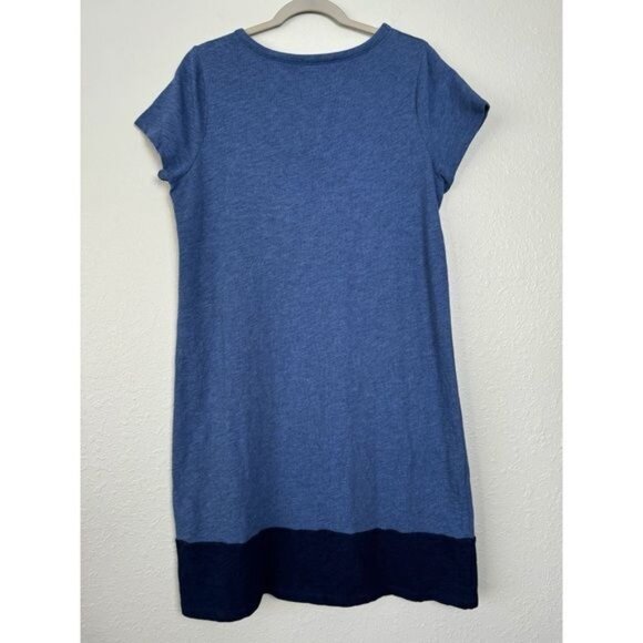 Boden slub knit colorblock short sleeve t-shirt dress 10 - Picture 6 of 11